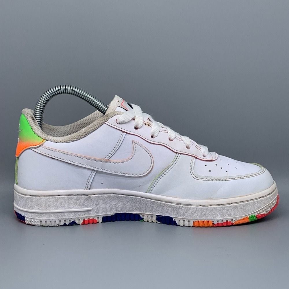 Nike Air Force 1 Low‎ LV8 GS Doodle White Multi Color Shoes  DV1366-111 Mens 5Y - Picture 8 of 10